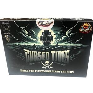 Worgan Games Cursed Tides Pirate  Card Game.